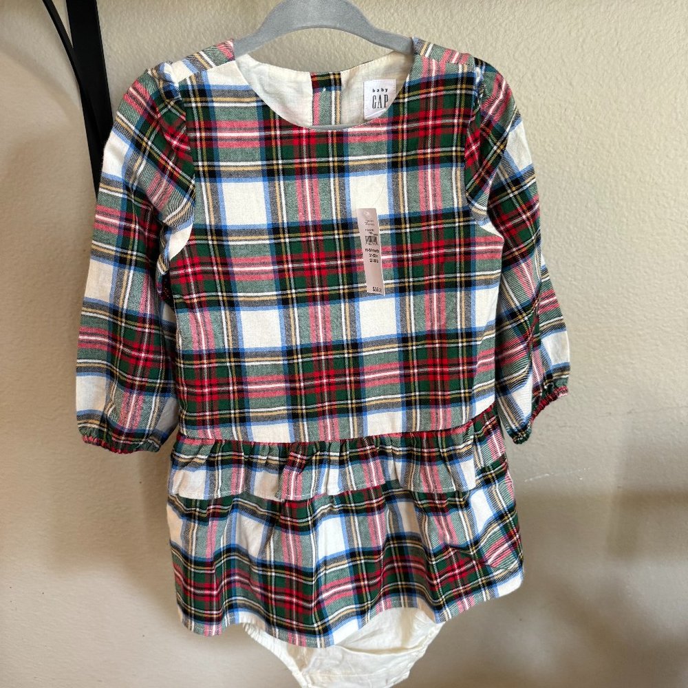 Baby Gap Plaid Dress w/ Bloomers